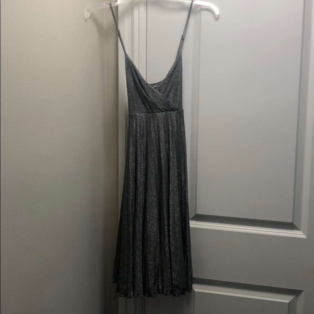 Semi-Formal Silver Dress